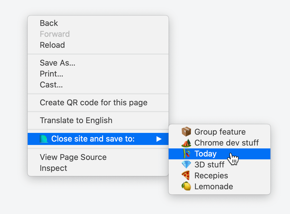 Move tabs into group